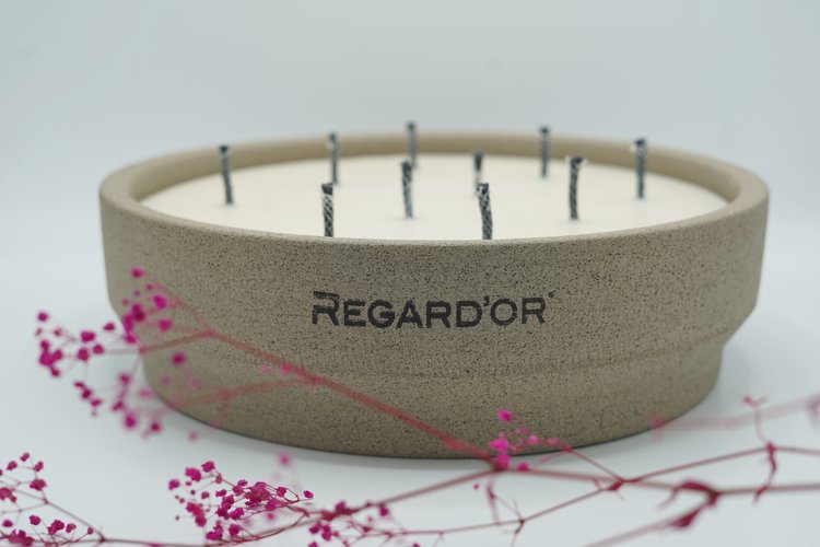 REGARD’OR® Handmade ceramic candle - XL outdoor