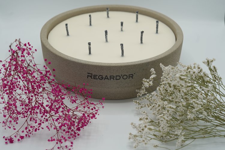 REGARD’OR® Handmade ceramic candle - XL outdoor
