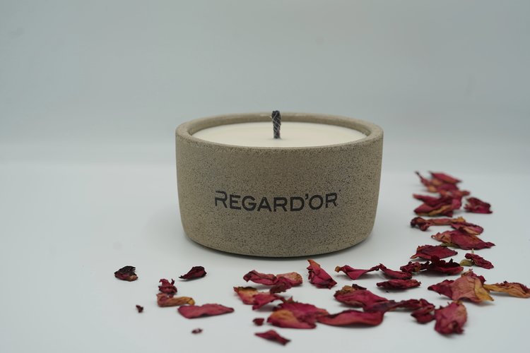 REGARD’OR® Handgemaakt Keramische kaars - Medium upgrade - Outdoor