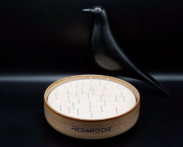 REGARD’OR® Handmade Ceramic Candle - Large – Indoor