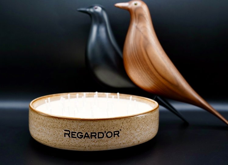 REGARD’OR® Handgemaakt Keramische kaars - Large – Indoor