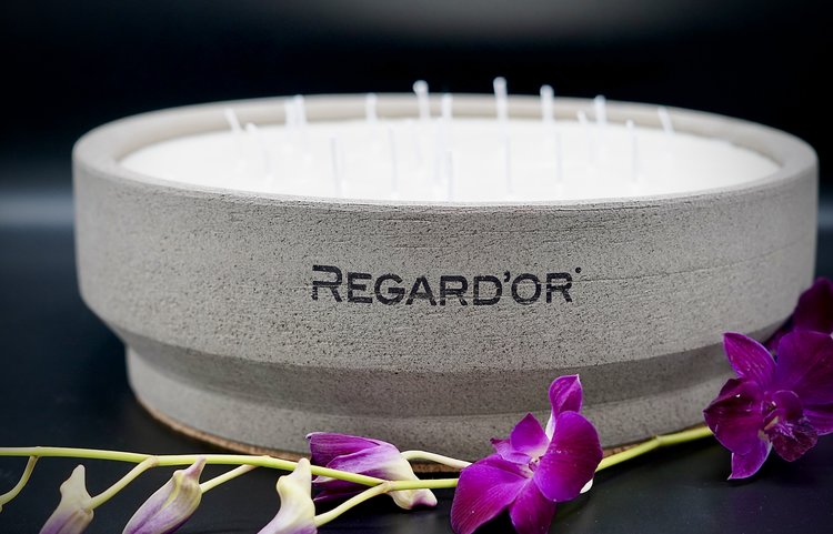 REGARD’OR® Handmade ceramic candle - XL Indoor