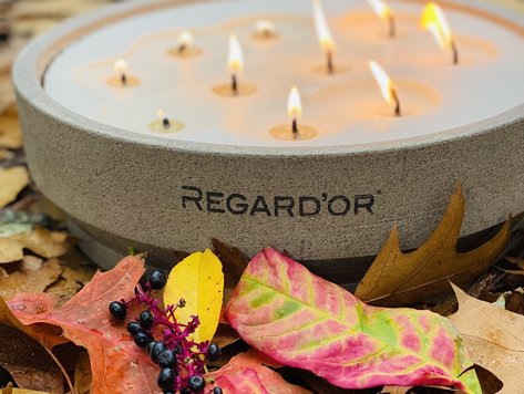 REGARD’OR® Ceramic candle - XL - Outdoor