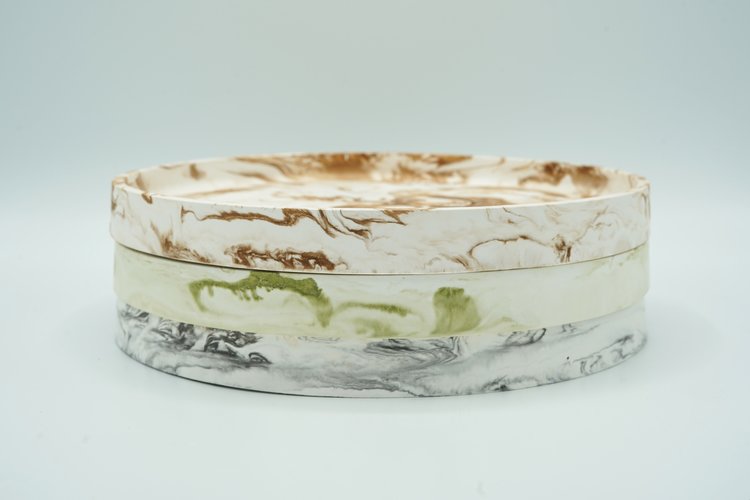 REGARD’OR® Plate - Marble-Look