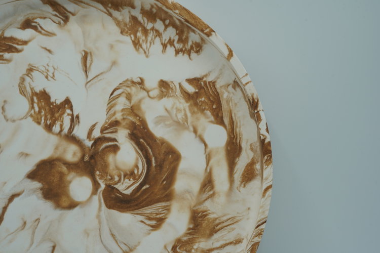 REGARD’OR® Plate - Marble-Look