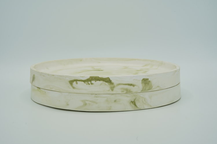 REGARD’OR® Assiette - Aspect Marbre