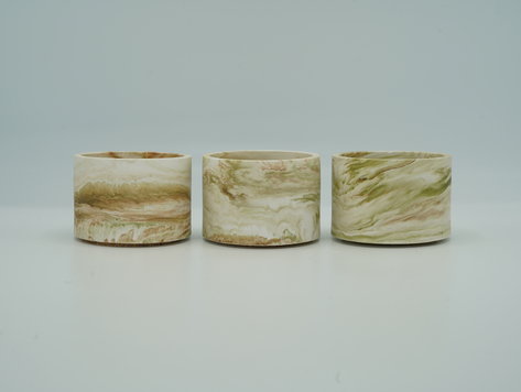 REGARD’OR® Petit pot vide - Aspect Marbre