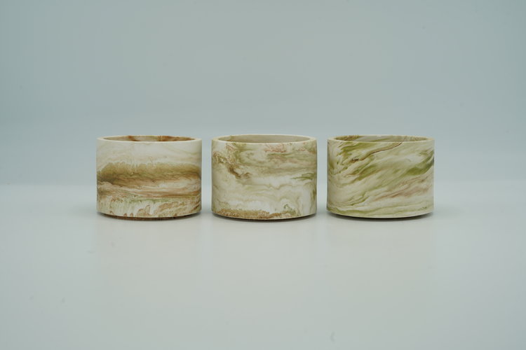 REGARD’OR® Petit pot vide - Aspect Marbre