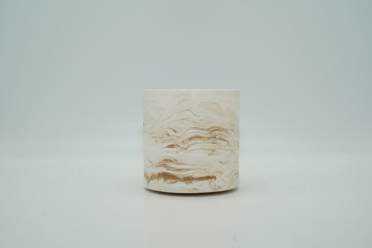 REGARD’OR® HANDMADE RUSTIC & MARBLE-LOOK FLOWERPOTS