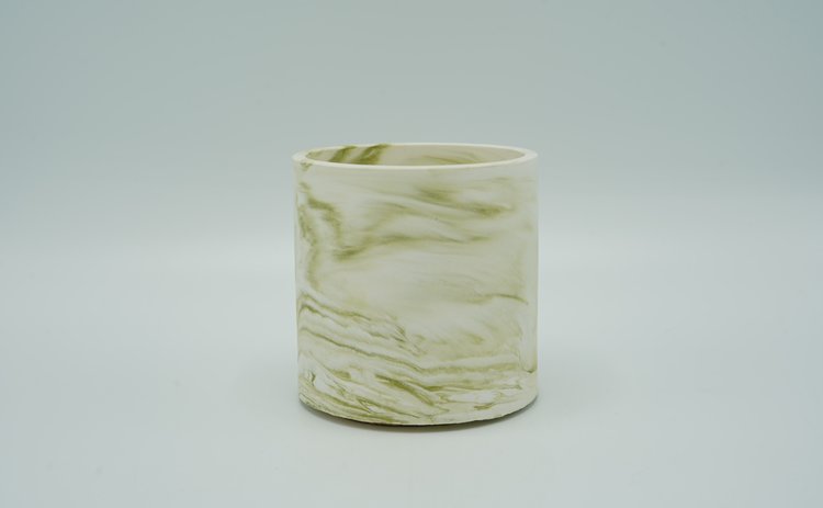 REGARD’OR® HANDMADE RUSTIC & MARBLE-LOOK FLOWERPOTS