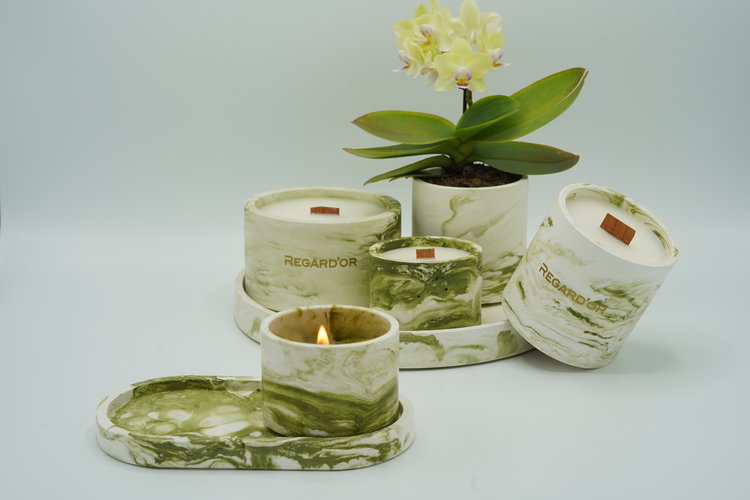 REGARD’OR® Bougies artisanales - Petites