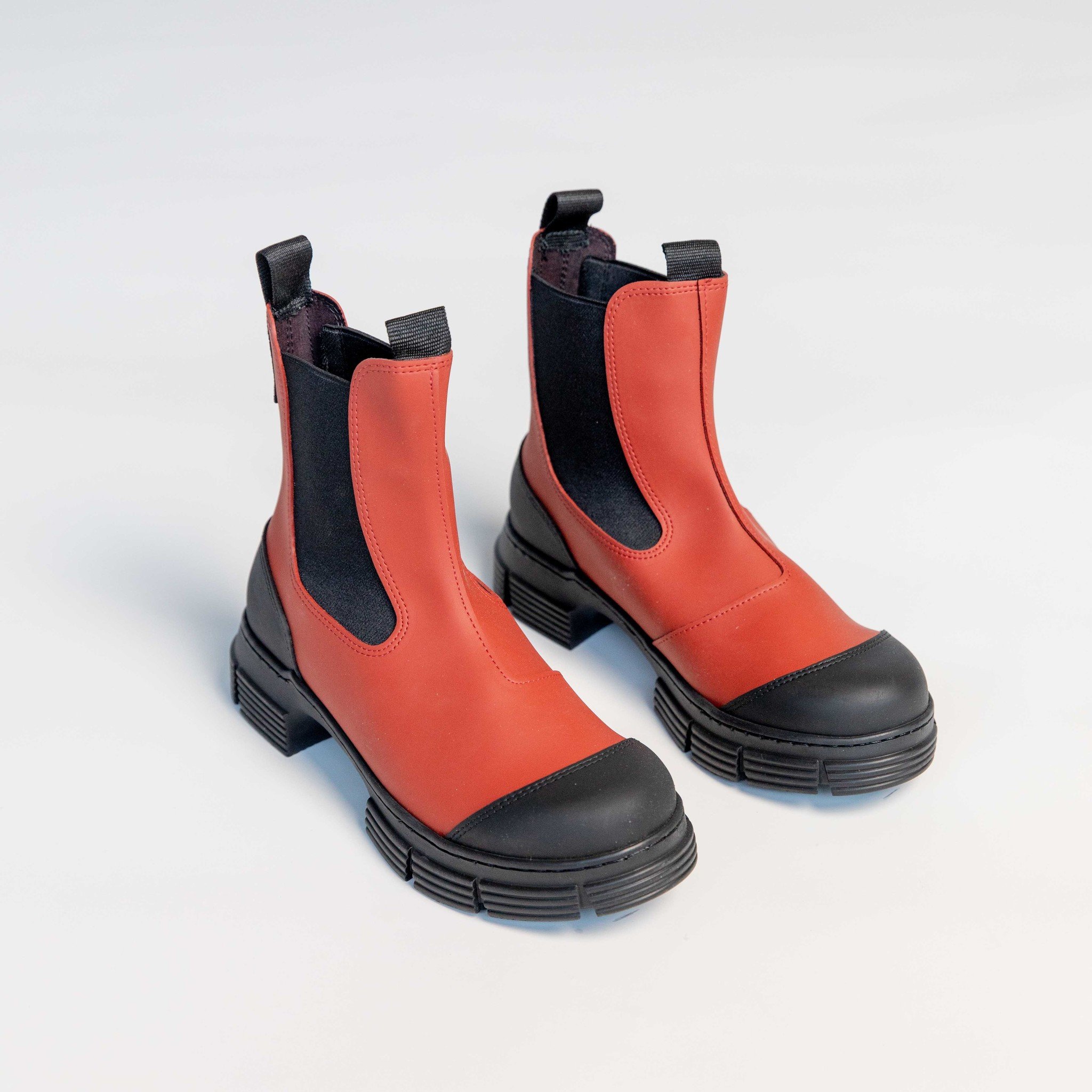 GANNI CITY BOOT RECYCLED RUBBER