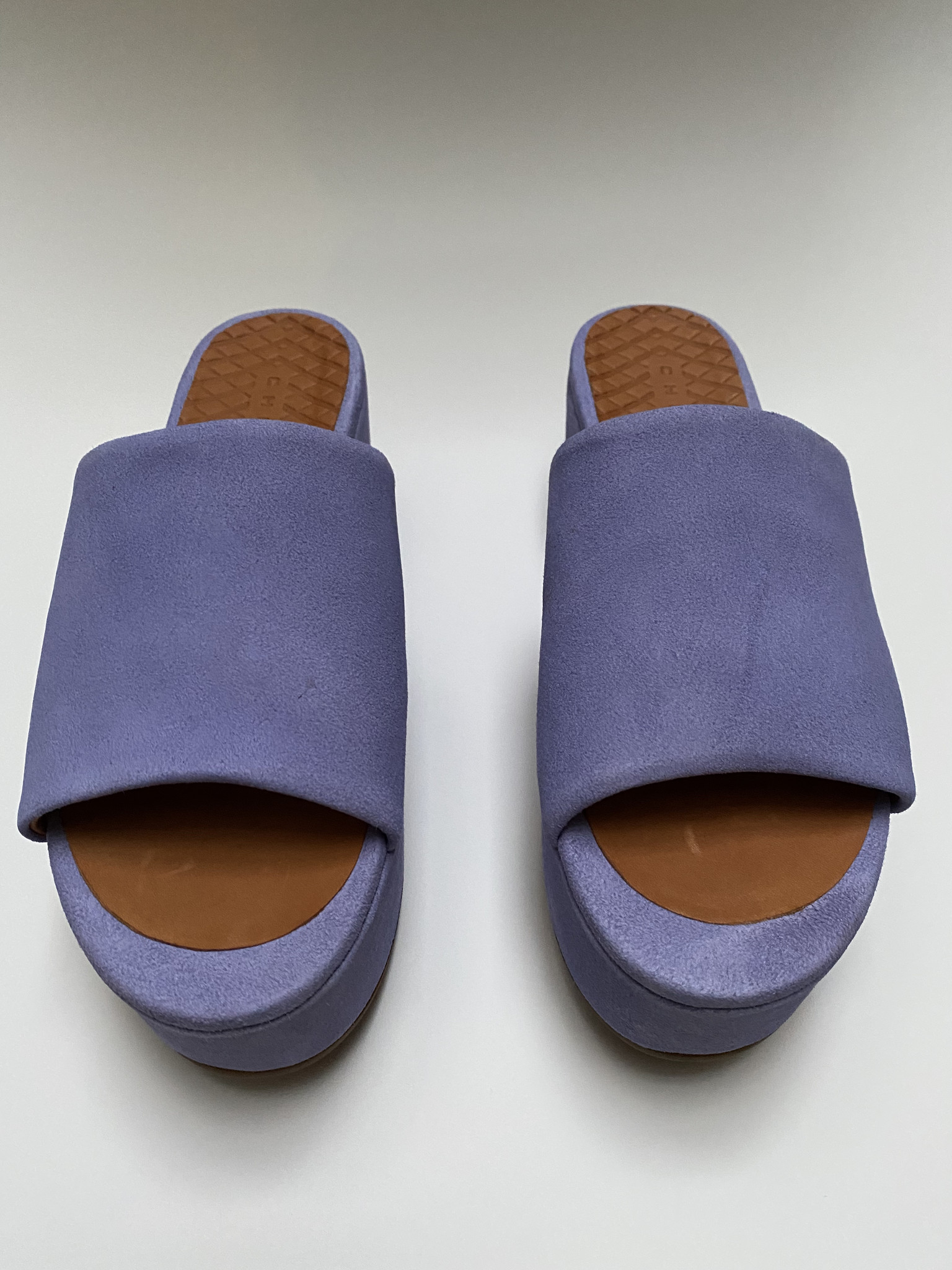 CHIE MIHARA OMAR PLATEAU SLIP ON SANDAL Velour Amsterdam