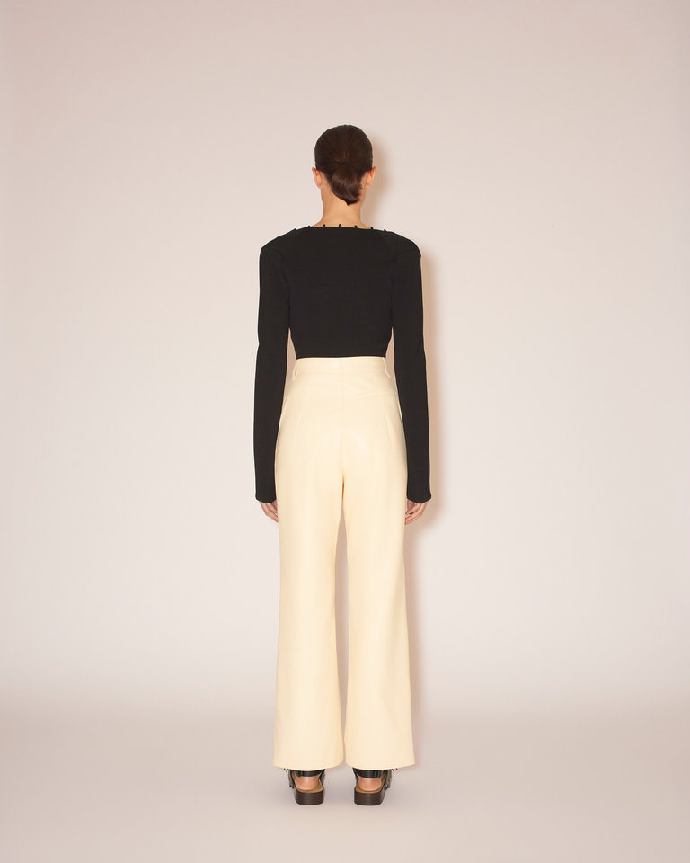 NANUSHKA LUCEE VEGAN LEATHER PANTS 