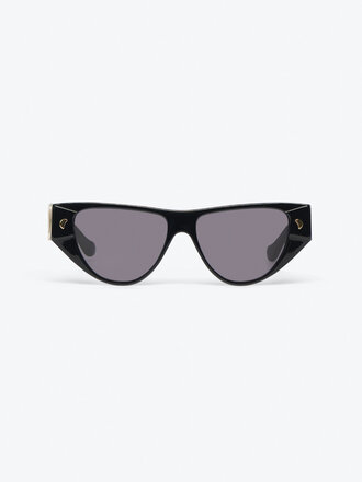 Nanushka - Ruthie - Bio-Plastic Visor Sunglasses - Black