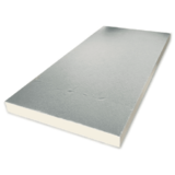 PIR 2-zijdig aluminium sponning isolatieplaten 2400x1200x100mm (B-keus)