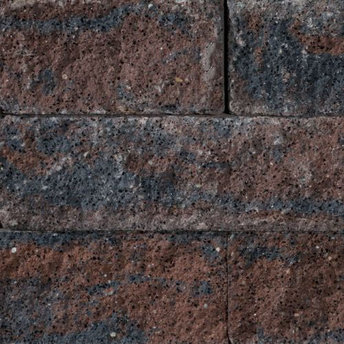 Kijlstra Splitrock XL Getrommeld 15x15x60 cm - Bruin/Zwart - Kijlstra