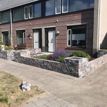 Kijlstra Splitrock XL Getrommeld 15x15x60 cm - Tricolore - Kijlstra