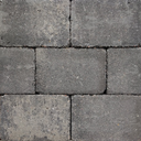 Kijlstra Getrommelde steen 20x30x5cm - Grijs/Zwart - Kijlstra