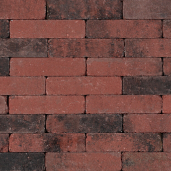 Kijlstra Getrommelde Waalformaat 20x5x7 cm - Rood/Zwart - Kijlstra