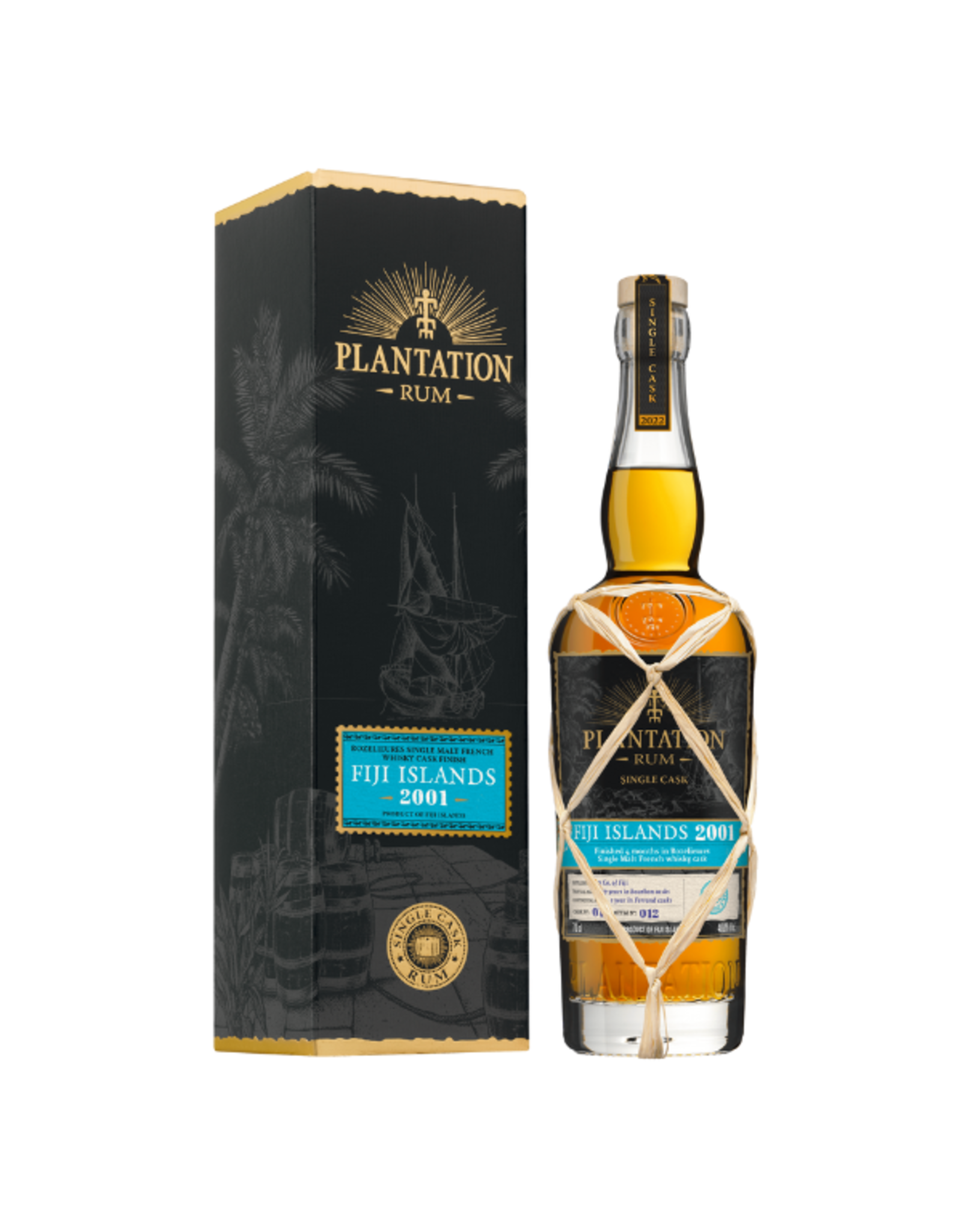 Plantation Plantation Single Cask 2022 'Fiji 2001 Rozeliers Single Malt French Whisky Cask Finish'