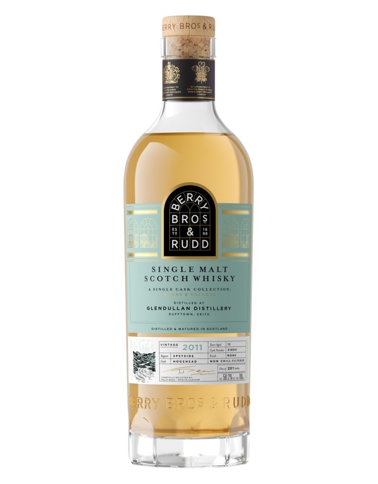 Berry Bros & Rudd Berry Bros & Rudd 'Glens & Valleys' Glendullan 2011 12y Cask 310542