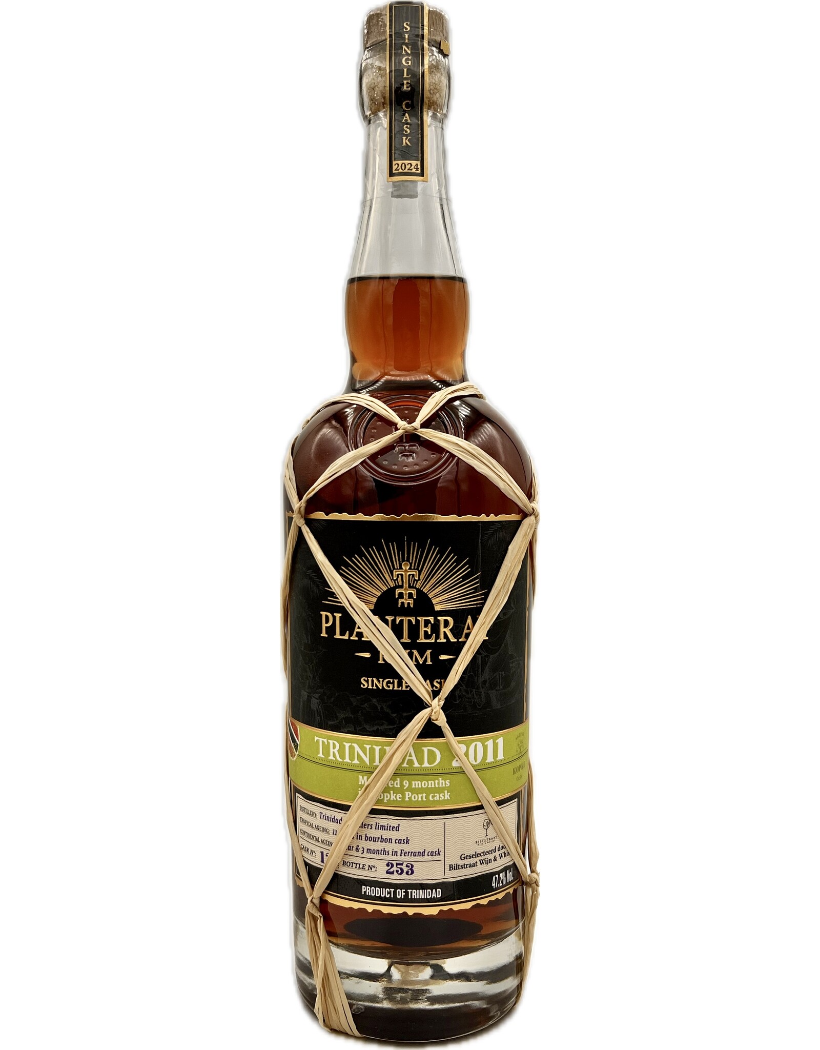 Planteray Planteray Single Cask 'Trinidad 2011 Kopke Port Finish Biltstraat Wijn & Whisky Special'