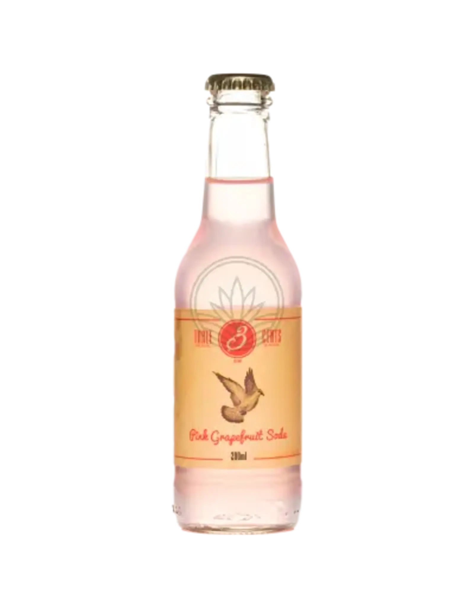 Three Cents Three Cents Pink Grapefruit Soda 200ml
