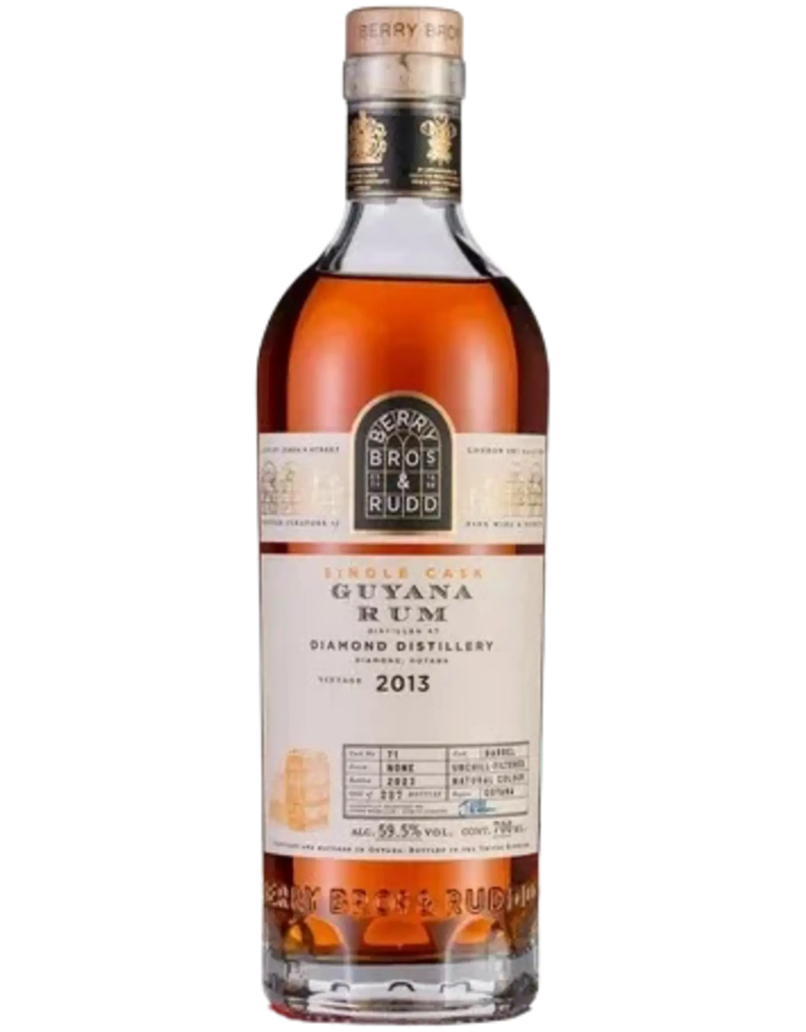 Berry Bros & Rudd Berry Bros & Rudd Guyana Diamond Distillery 2013