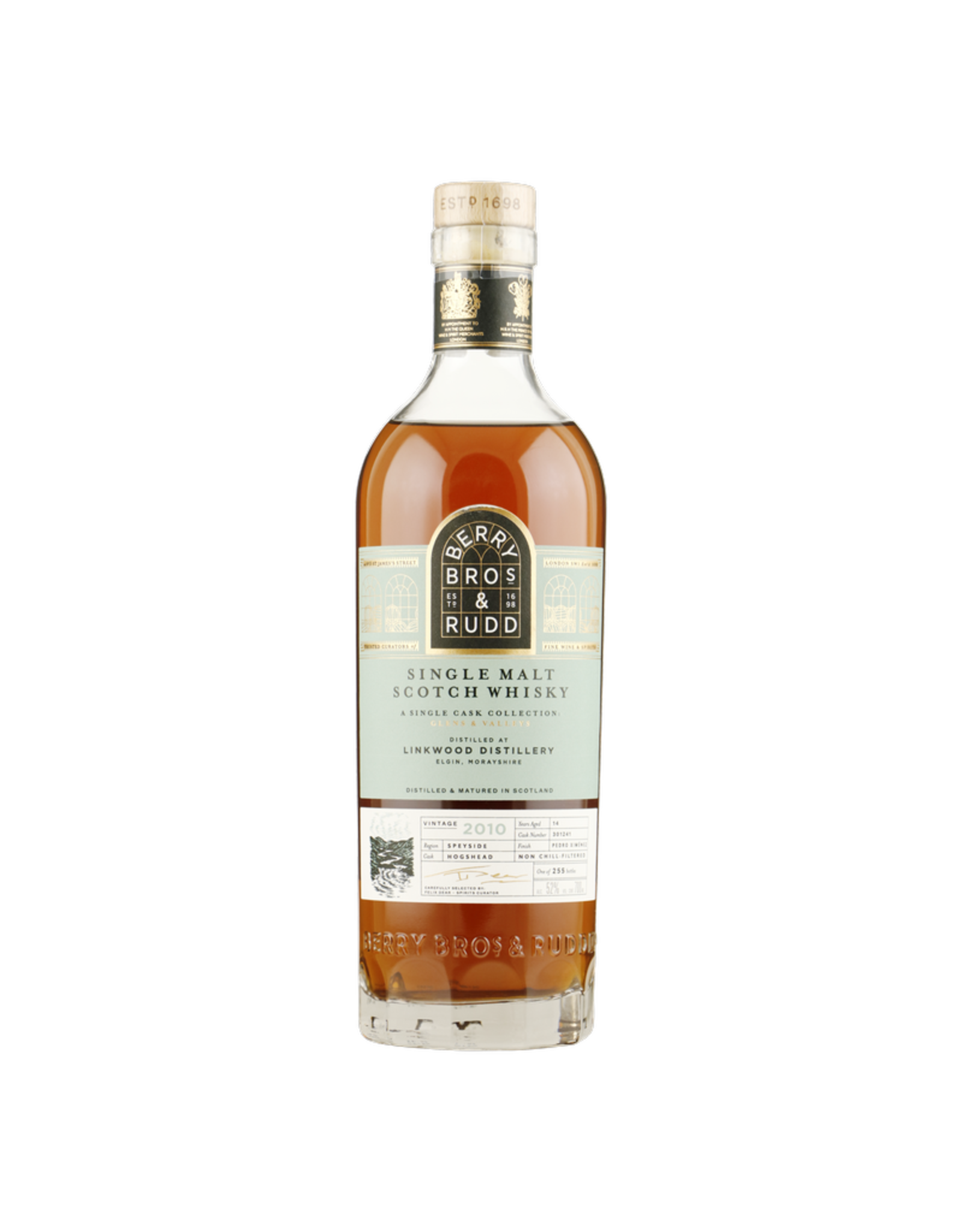 Berry Bros & Rudd Berry Bros & Rudd 'Glens & Valleys' Linkwood 2010 PX Finish Cask 301241