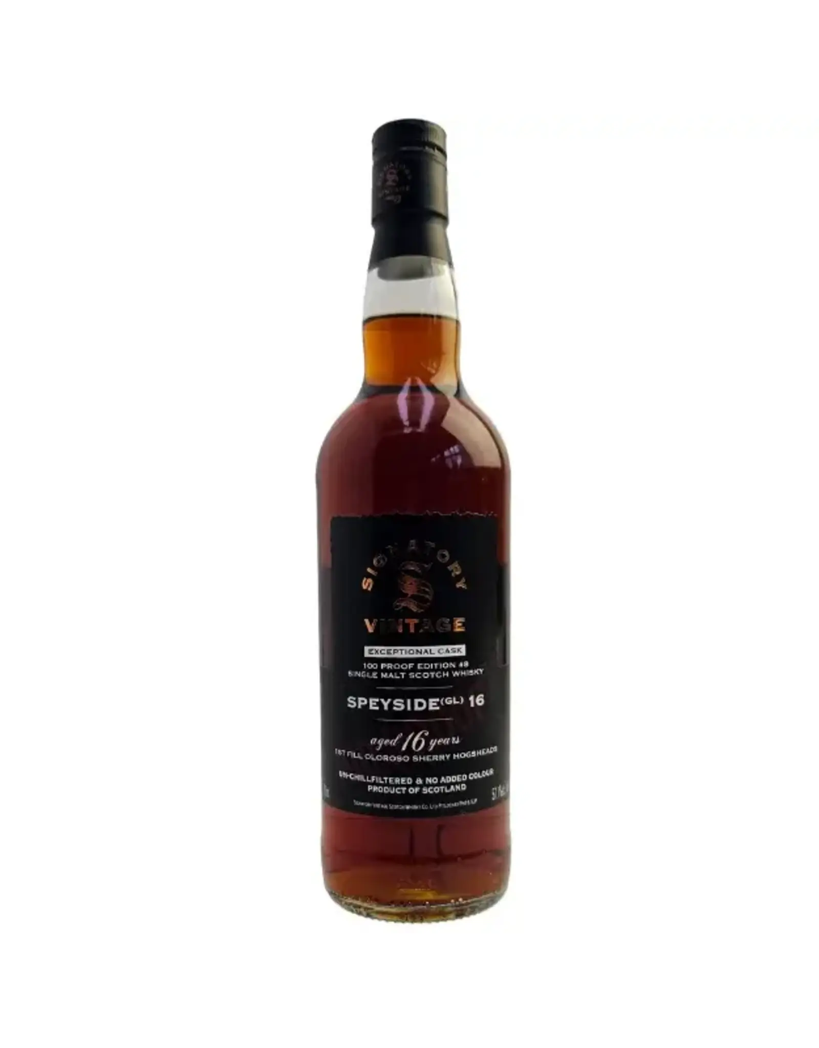 Signatory Signatory Speyside (M) 16yr 100 Proof Edition #13