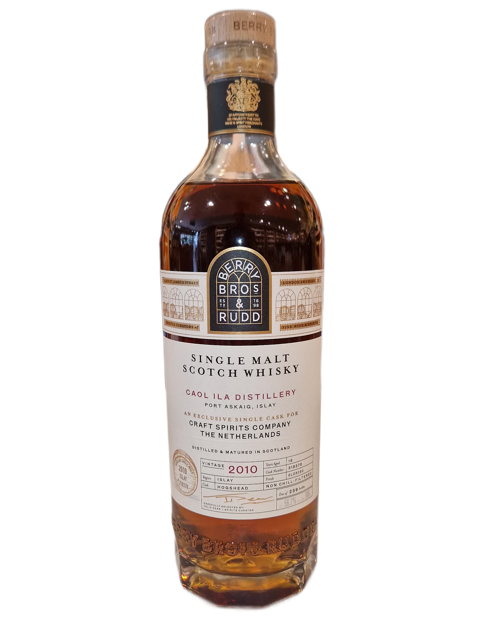 Berry Bros & Rudd Berry Bros & Rudd Caol Ila 15y 2010 Oloroso Finish Cask 318378