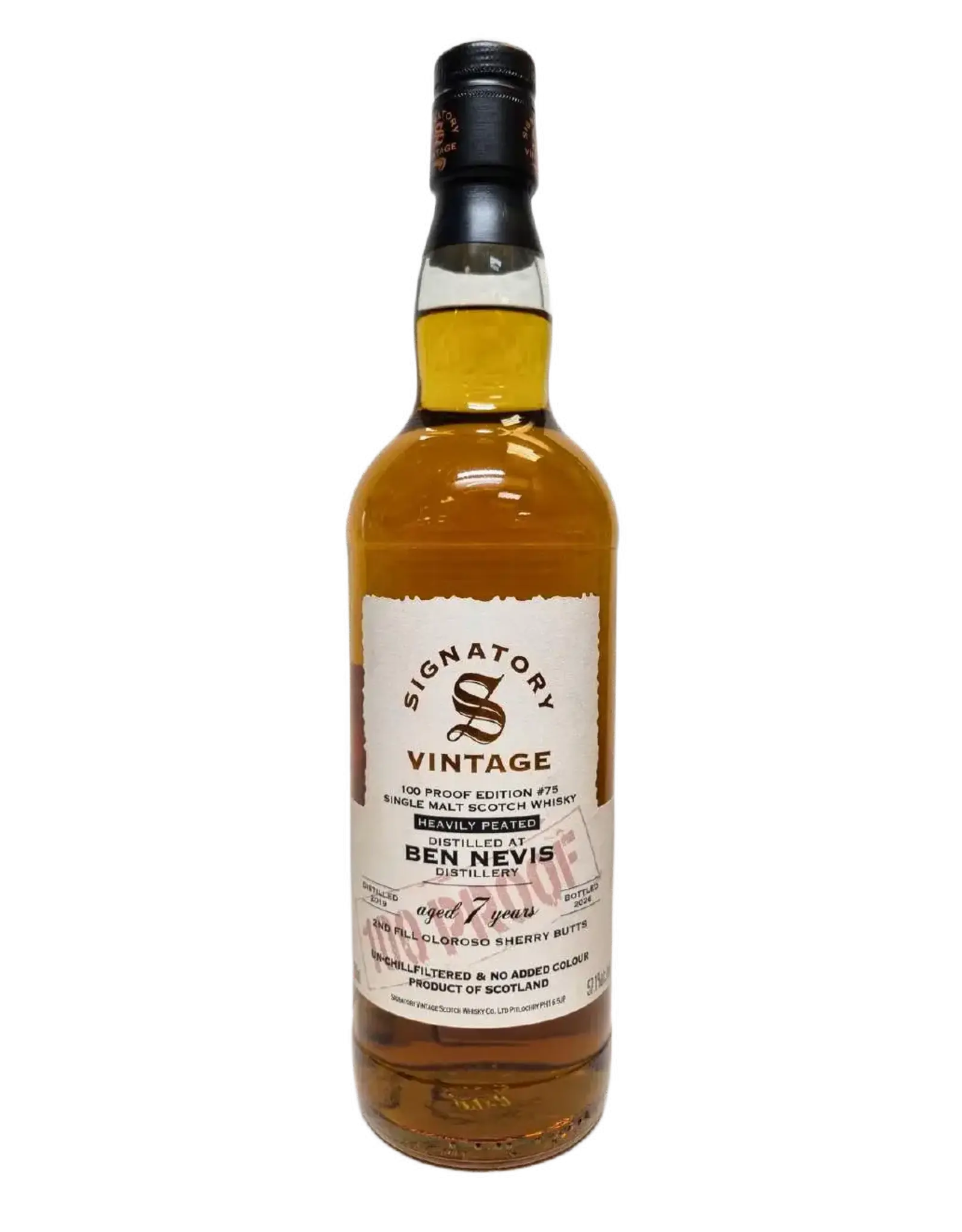 Signatory Signatory 'Ben Nevis 7 years' 100 Proof Edition #75