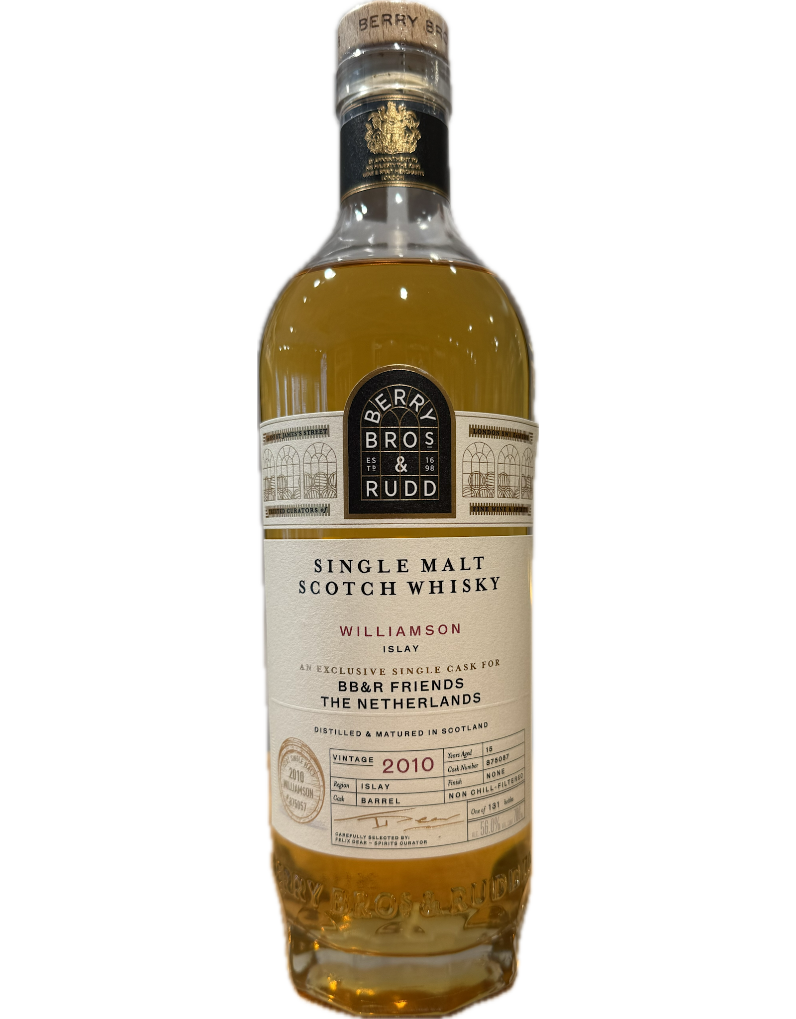 Berry Bros & Rudd Berry Bros & Rudd Williamson 2010 'BBR & Friends special edition'