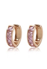 Crystal  huggie  oorring