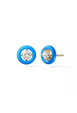 Neon zirkonia stud oorbellen