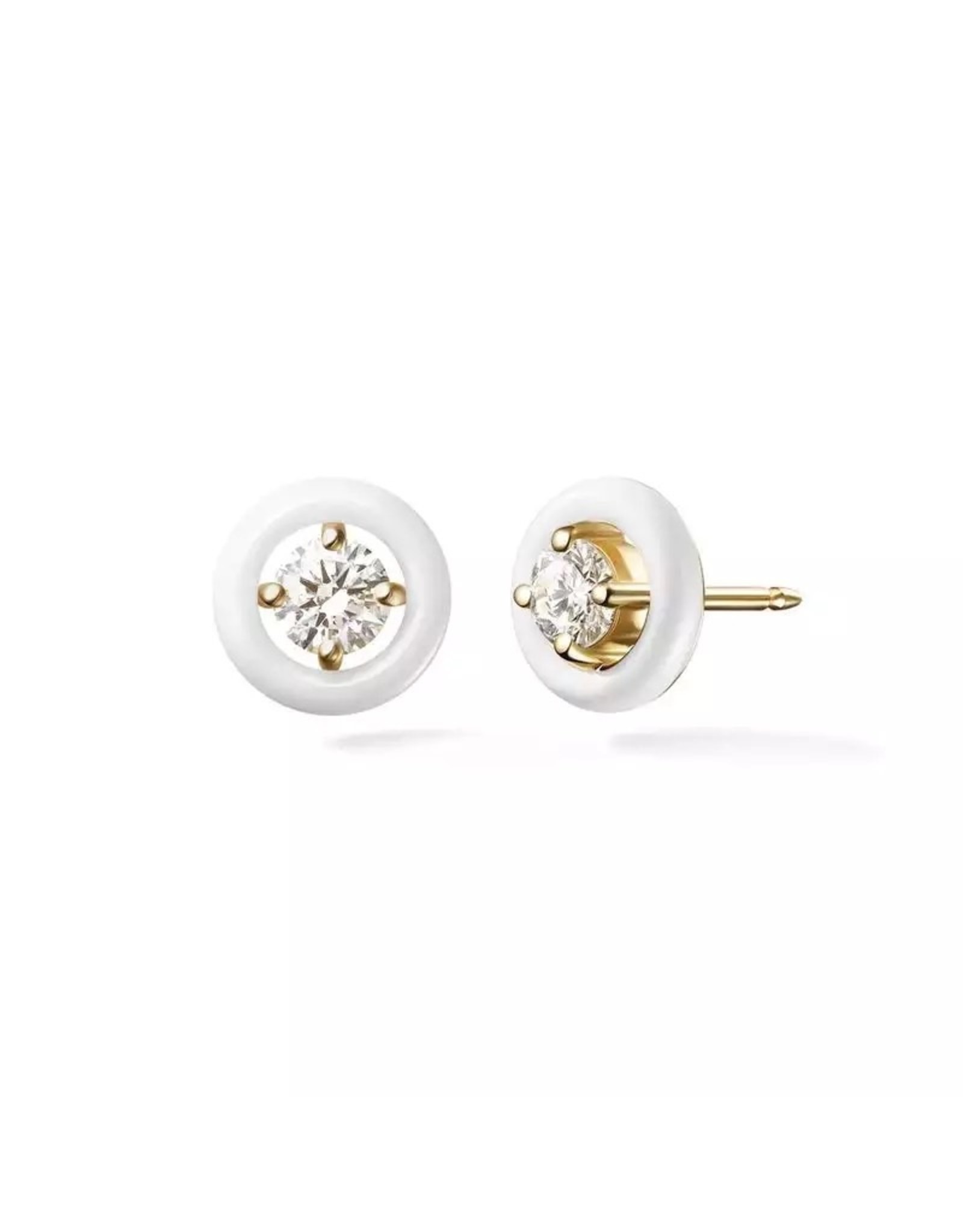 Neon zirkonia stud oorbellen