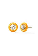Neon zirkonia stud oorbellen