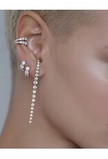 Stralende zirkonia glamour  oorbellen