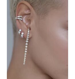 Zirkonia glamour oorbellen