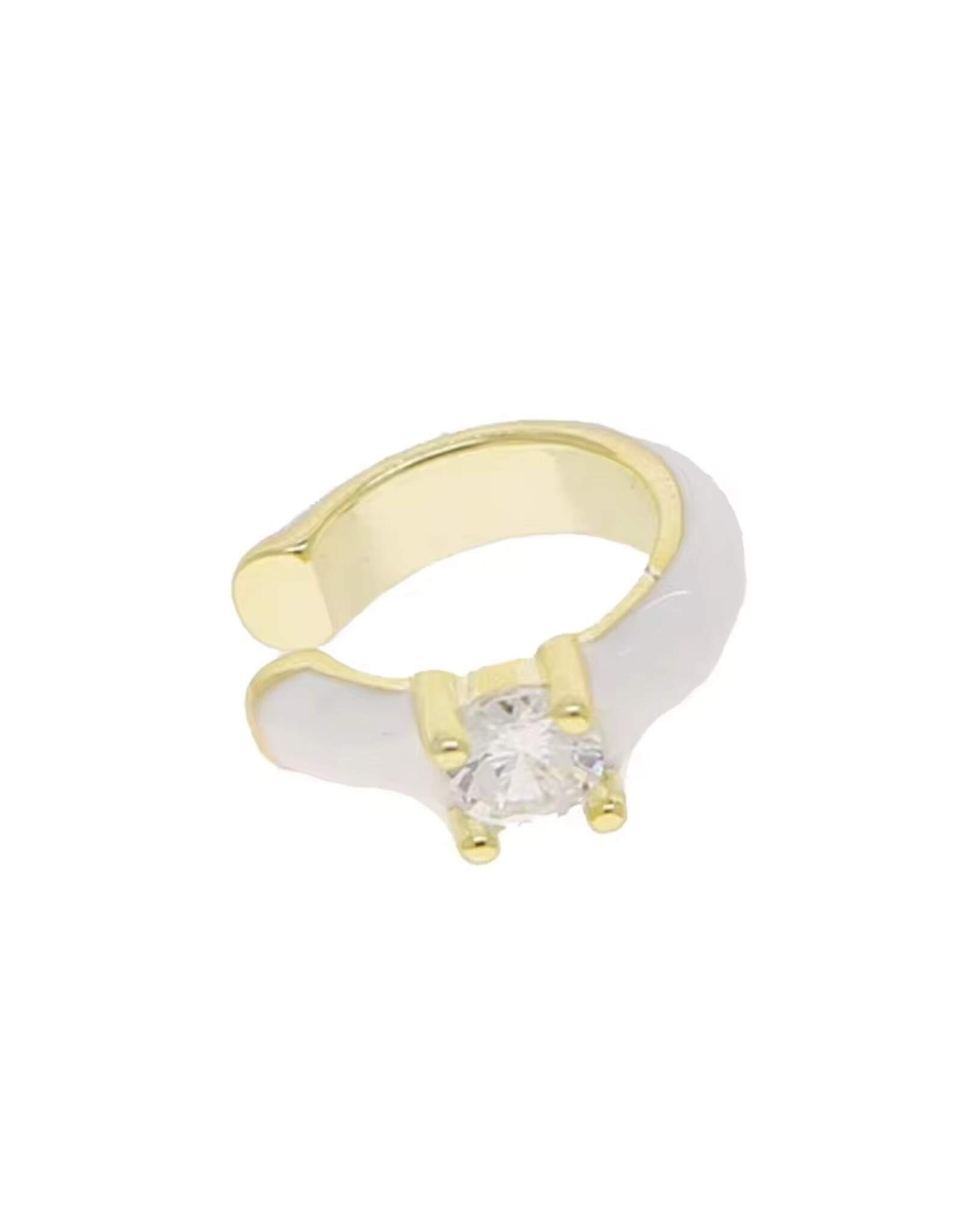 Neon zirkonia oormanchet