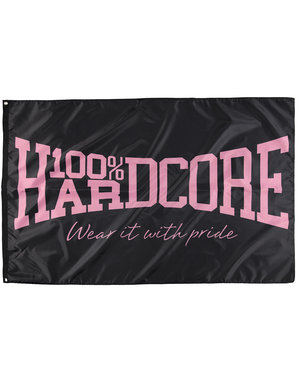 100% Hardcore 100% Hardcore Fahne 'The Brand' Pink