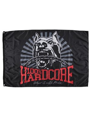 100% Hardcore 100% Hardcore Fahne 'Dog-1'