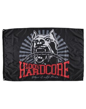 100% Hardcore 100% Hardcore Vlag 'Dog-1'