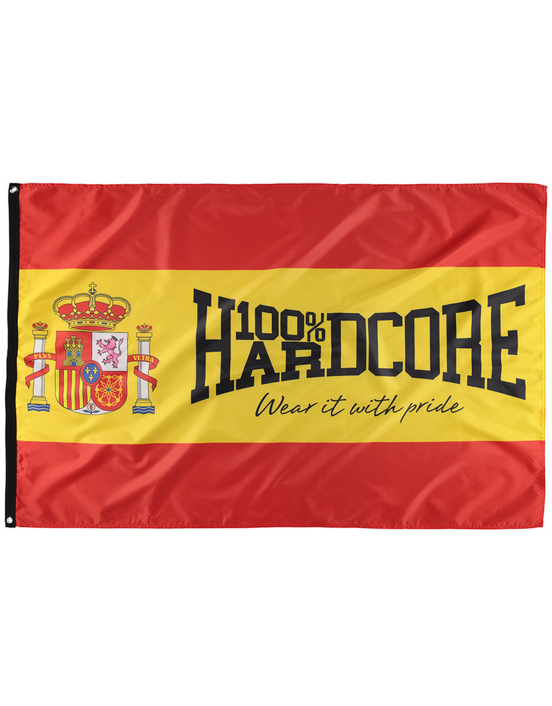 100% Hardcore 100% Hardcore Vlag 'Spanje'