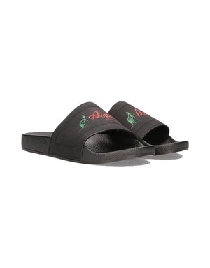 Australian Australian Slippers Ace Italia Logo (Black)