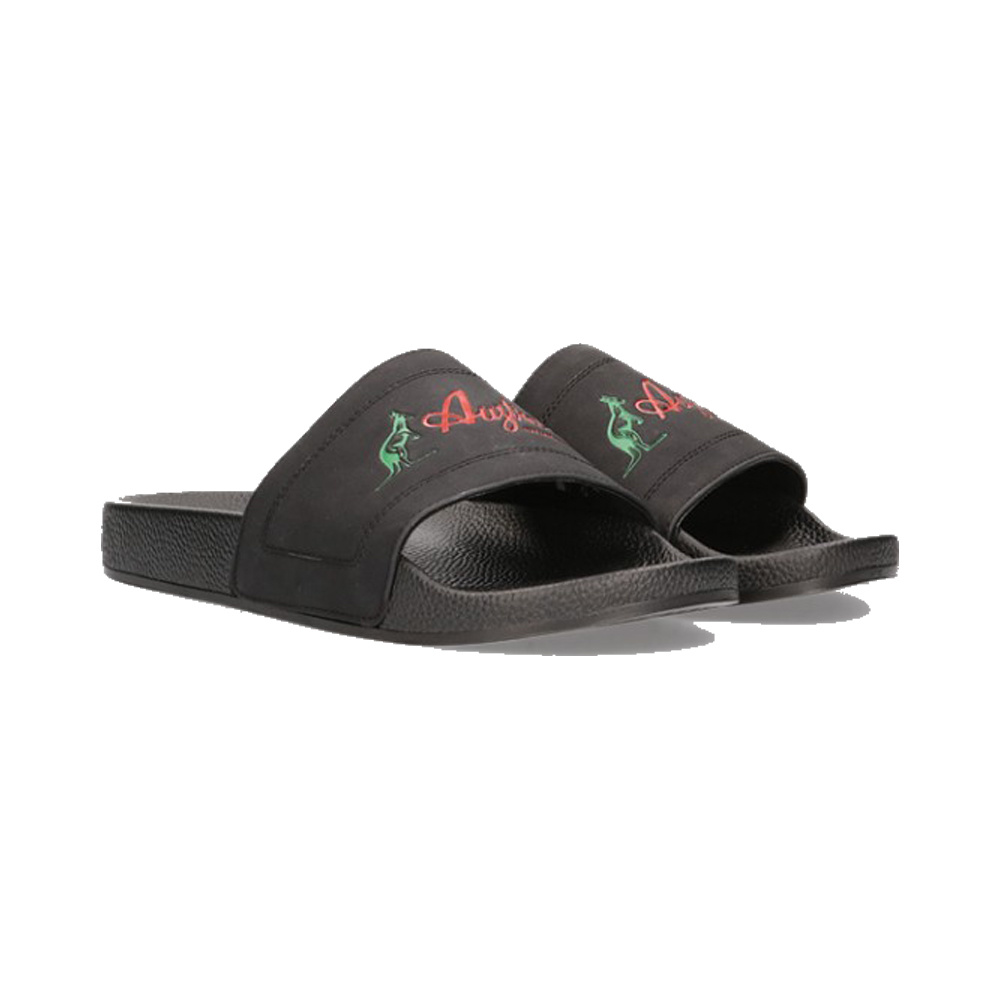 omvang riem Sluier Australian Slippers Ace Italia Logo (Black) - Gabberwear