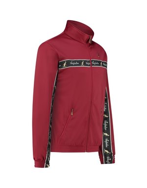 Australian Australian Uni Track Jacket with tape (Bordeaux/Black)