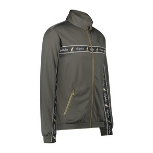 Australian Australian Uni Track Jacket with tape (Green Dill/Black)
