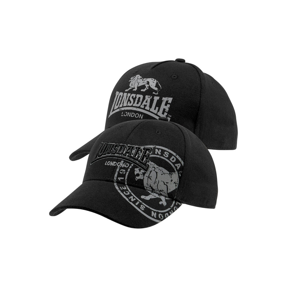 Lonsdale Lonsdale Cap 'Leiston' 2-Pack